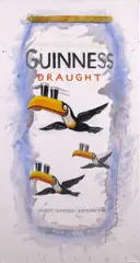 Spillane, Guinness Draught Can, Oil on Canvas
