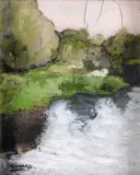 Stanley Vennard, On The Lagan, Shaws Bridge, Oil on Board