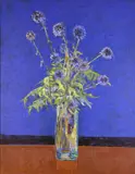 Terence Coyle, Scottish Thistle, Oil on Canvas