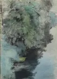 Tom Carr, Lagan Towpath, Watercolour