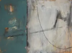 Guggi, Broken, Acrylic and Graphite on Brown Paper