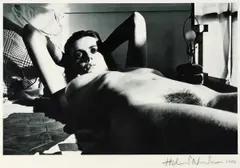 Helmut Newton, Fiona Lewis in Los Angeles, Signed Lithograph.