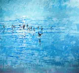 John Morris, Afternoon Light, Acrylic on Board
