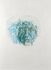Image of Picasso by Louis le Brocquy, This edition of lithographs of Picasso were produced on the occasion of the exhibition 'Louis le Brocquy, Images, 1975-1, sold Nov 2025