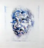 Louis le Brocquy, Nelson Mandela, Lithograph Edition of 100