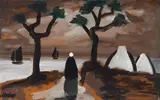 Markey Robinson, Departure, Oil on Board