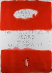Penguin Book, The Beautiful Years by Henry Williamson by Neil Shawcross, Acrylic on Paper, sold Nov 2025