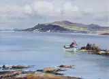 Charles McAuley, Red Bay, Oil on Canvas