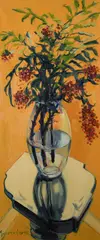 Red Berries by Gerard Byrne, Oil on Canvas, sold Jun 2026