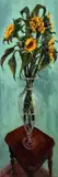 Gerard Byrne, Sunflowers, Oil on Canvas