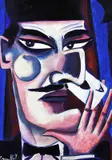Graham Knuttel, The Card Player, Oil on Canvas