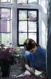 James MacKeown, The Window Seat, Oil on Board