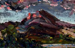 Joseph McWilliams Rua, Cavehill, Oil on Card
