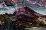 Joseph McWilliams Rua, Cavehill, Oil on Card