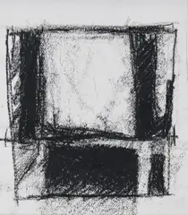 John Shinnors, Study For 'Line, Set of Three Conte on Paper. 24 x 21 cm is each piece. All framed.