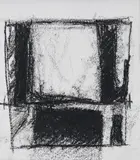 John Shinnors, Study For 'Line, Set of Three Conte on Paper. 24 x 21 cm is each piece. All framed.