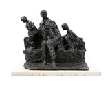 Melanie Le Brocquy, Woman and Two Children on a Bench, Bronze, Edition 2 of 5