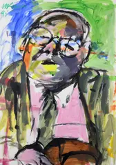 Michael Kane, JD, Oil on Paper