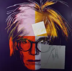 Rupert Jasen Smith, Hommage to Andy Warhol, Signed Screenprint with Diamond Dust