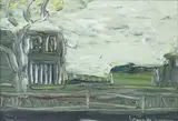 Seán McSweeney, Evening October, Oil on Board