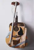 Stephen Johnston, Guitar, Oil on Canvas
