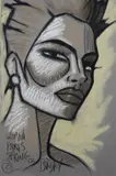 Terry Bradley, Woman Paris Spring, Charcoal on Paper