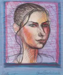 Brian Bourke, Loretta, Coloured Pencil Drawing
