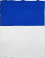 Callum Innes, C Blue, Lithograph, Edition 35 of 50 Fruitmarket Gallery, Edinburgh