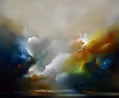 Caroline McVeigh, Fearless, Oil on Board