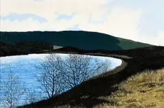Dennis Kelly, The Lake, Oil on Board