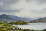 Frank Egginton, Cloonee Lough, Kenmare, Co. Kerry, Watercolour