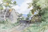 Frank McKelvey, Near Rathmullan, Co. Donegal, Watercolour