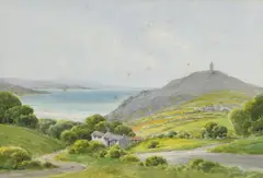 G W Morrison, Scrabo, Co. Down, Watercolour
