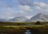 Gerard Marjoram, Inagh Valley, Connemara, Oil on Canvas