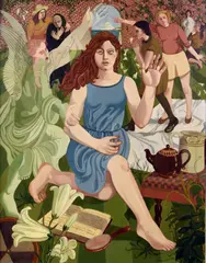 Jane Urquhart, The Annuciation, Oil on Canvas