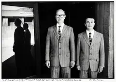 John Minihan, The Artists Gilbert and George, Signed Photographic Print
