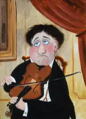 John Schwatschke, Performance, Oil on Canvas
