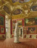 Constantin Feudel, Die Galleria Palatina im Palazzo Pitti in Florenz, Öl auf Leinwand