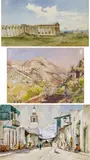 Ascan Lutteroth, Drei Aquarelle