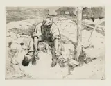 Robert Sterl, Auktion 407, Los 406, Um 1900, Radierung auf Papier