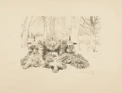 Auktion 386, Los 403 by Robert Sterl, 1915, Umdrucklithografie, sold Jan 2017