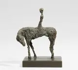 Michael Irmer, Pferd mit Reiter, 1994, Bronze