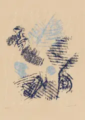 Max Ernst, Ohne Titel, 1964, Farblithografie auf Velin