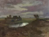 Otto Modersohn, Mondaufgang