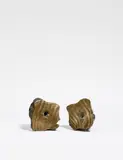 Lucio Fontana, Concetto Spaziale, Natura, 1968, Bronze, braun patiniert