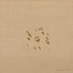 Kim Tschang Yeul, Ohne Titel (Wassertropfen), 1974, Öl auf Leinwand