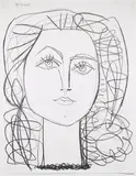 Francoise by Pablo Picasso, 1946, Lithografie auf Velin, sold Nov 2016