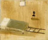 Norbert Schwontkowski, Einraumwohnung, 2007, Öl auf Leinwand