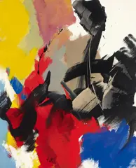 Destin by Jean Miotte, Acryl auf Leinwand, sold Nov 2016