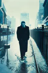 Gottfried Helnwein, James Dean, Öl auf Leinwand
